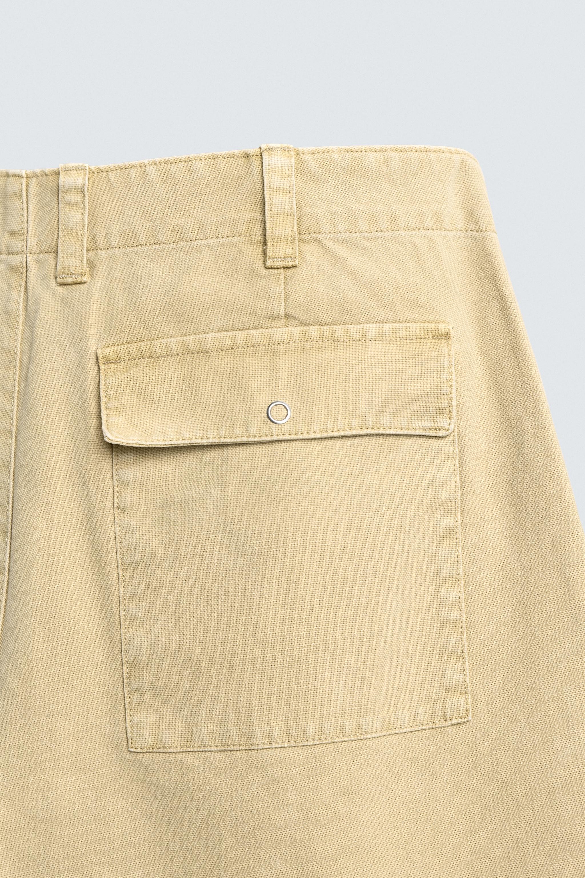 WASHED BALLOON FIT PANTS